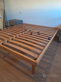 Rete matrimoniale in faggio 170x200