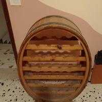 Cantinetta per vini in legno massello
