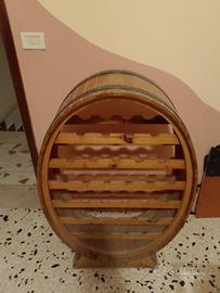 Cantinetta per vini in legno massello
