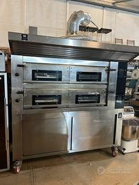 Forno panificio/pizzeria elettrico a vapore