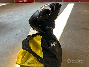 Casco moto con mentoniera