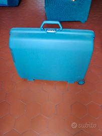 valigia  rigida Samsonite vintage 2 ruote
