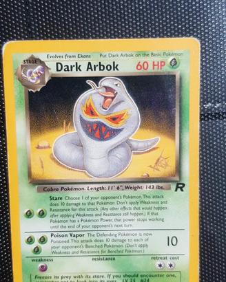 Dark Arbok (WPR TR 19) W stamped