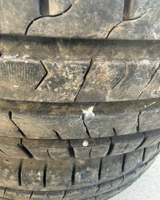 Cerchio gomme pneumatici fiat 500