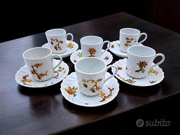 Set 6 Tazze da Caffè Richard Ginori Modello Ancona