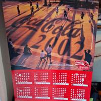 Calendario 2002 locandina Coca  Cola