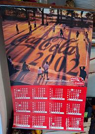 Calendario 2002 locandina Coca  Cola