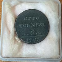 Moneta Otto Tornesi 1797