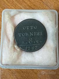 Moneta Otto Tornesi 1797