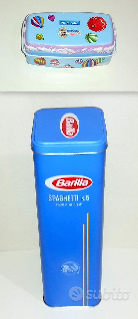 Scatola latta BARILLAx spaghetti+porta plumcake MB - Arredamento e