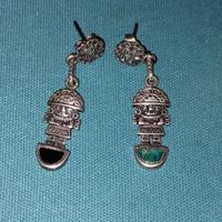 orecchini in argento e smalti