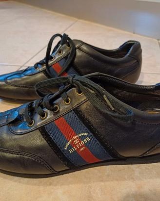 Scarpe nere con lacci donna. Mis.39.Tommy Hilfiger