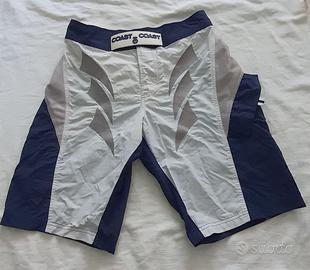 Costume a pantaloncino Coast To Coast blu e grigio