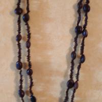 Collana in legno lavorazione artigianale