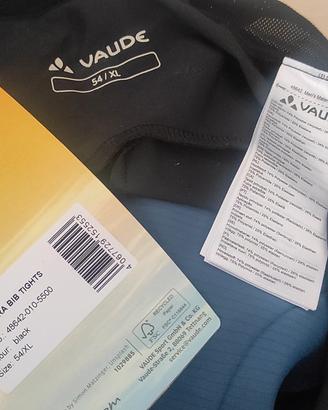 Salopette/Bib Vaude Matera taglia 54/XL  NUOVO