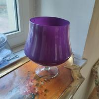 vaso alto viola brandy vintage