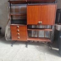 libreria parete vintage 