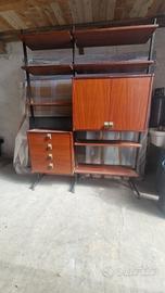 libreria parete vintage 