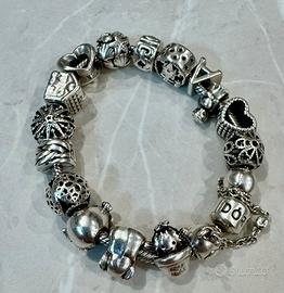 Bracciale PANDORA ORIGINALE con 13 CIONDOLI ORIGIN