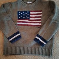 maglioncino verde bambino 5 anni