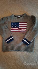 maglioncino verde bambino 5 anni