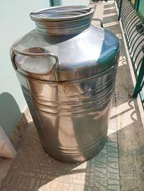 Contenitore olio 50 litri inox