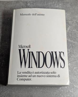Manuale Microsoft Windows 3.1 Ita Vintage 1992