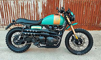 Triumph Scrambler cafe bonneville