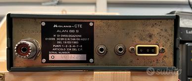Radio CB MIDLAND Alan 68 34 Canaux AM/FM Homologuée - Mobile Véhicule Neuve