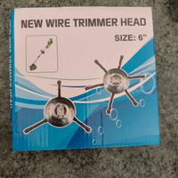 testa per decespugliatore in filo di acciaio 6"