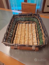 Cesto/Portafrutta in vimini