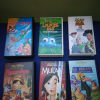 6 VHS originali Walt Disney
