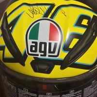 casco  agv corsa autografato da Valentino rossi 