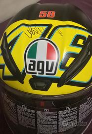 casco  agv corsa autografato da Valentino rossi 