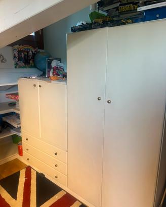 Armadio in legno ideale per mansarde