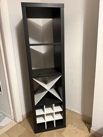 Colonna libreria e Porta Bottiglie cantina