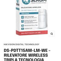 rilevatore hikvision antifurto wireless 