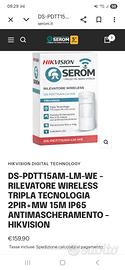 rilevatore hikvision antifurto wireless 