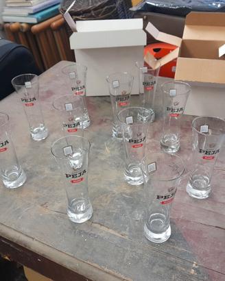 Set 10 Bicchieri Birra Peja Pilsner 33 cl