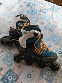 Roller per ragazzi, regolabili. Taglia 36-39.