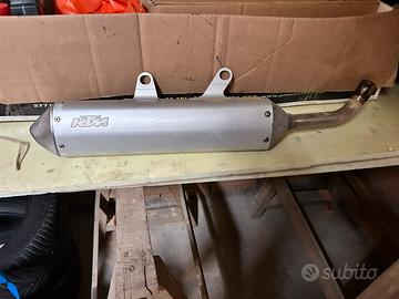 Silenziatore e testa originale ktm exc 300 2022