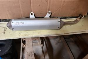 Silenziatore e testa originale ktm exc 300 2022