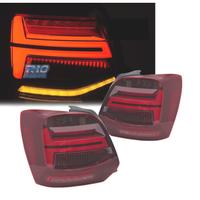 FANALI VOLKSWAGEN VW POLO V 09-17 LED ROSSO DINAMI