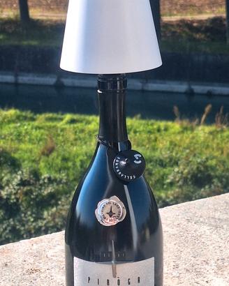 "Piroga" Bottiglia Lampada Led Bianca 