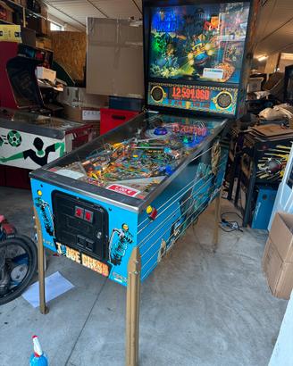Flipper pinball Judge Dreed