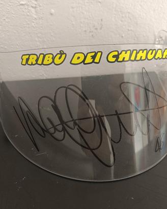 Visiera Valentino Rossi autografata
