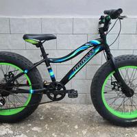 Bicicletta 20" Fat Bike freni a disco PERFETTA