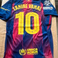 BARCA MAGLIA GARA HOME MATCH 2025/26 Lamine Yamal