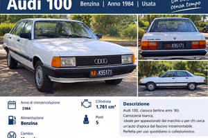 Audi 100 1.8 Benzina – 1984 – Auto d'Epoca