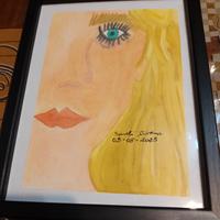 Ritratto di donna dai capelli biondi